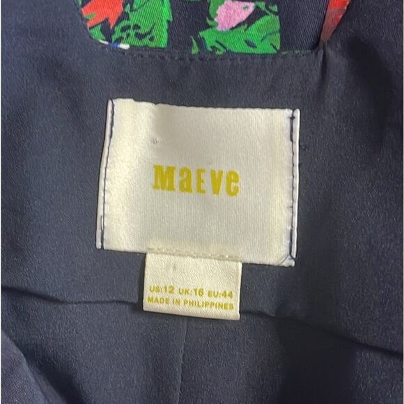 MAEVE BY ANTHROPOLOGIE VANDA PENCIL DRESS FLORAL DOT PRINT‎ SIZE 12 - Picture 9 of 10